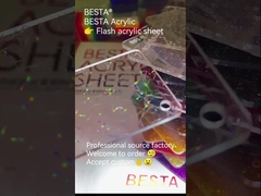 Flash acrylic sheet