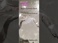 لوح أكريليك شفاف 3mm 4mm 1220*2440mm 4x8 صافي أوراق الزجاج المزدوج OEM