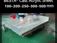 لوح أكريليك شفاف 3mm 4mm 1220*2440mm 4x8 صافي أوراق الزجاج المزدوج OEM