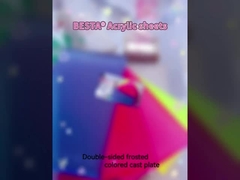 أوراق أكريليك مستدامة معطلة واضحة أوراق أكريليك معطلة 1.0mm-12mm