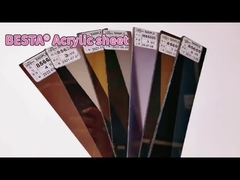 أوراق أكريليك ملونة صب PMMA لوحة إشارة أكريليك مدعومة 4ft X 8ft