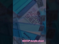 SGS أوراق أكريليك مشعة PMMA مواد أوراق أكريليك متعددة الألوان